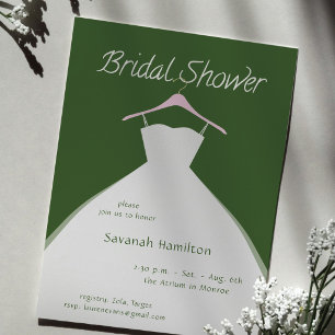 Invitación Vestido de Novia Colgante Regalo de Cumpleaños de