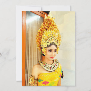 Invitación Vestido de novia elegante Payas Agung Real Balinés