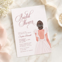 Vestido de Novia Rosa Elegante para Despedida de S
