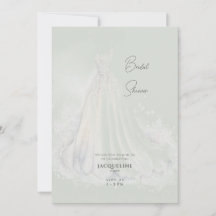Vestido de Novia Sage Bridal Shower
