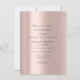 Invitación Vestido de novia Spark Rose VIP Rosa Diamante