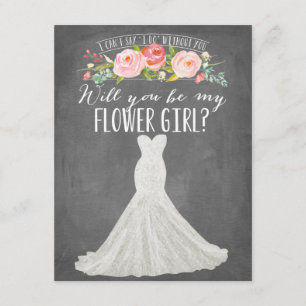 Invitación Vestido Moderno   Dama de Honor