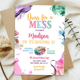 Invitación Vestido Para Una Fiesta De Aniversario De La Pintu