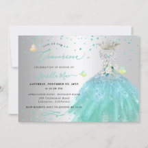 Vestido Quinceanera Turquesa Quinceanera