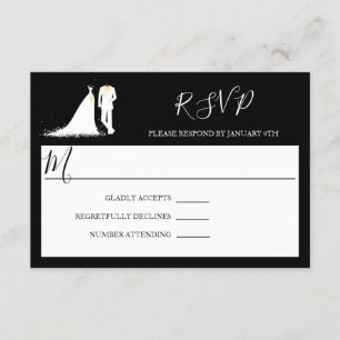 Invitación Vestido y tubo - RSVP