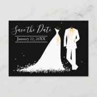 Vestido y tux - 3x5 Guardar la fecha