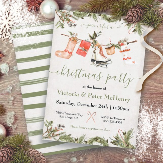 Invitación Vestimenta de fiesta navideña de los navidades (Subido por el creador)