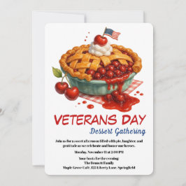 Invitación Veterans Day Invitation | Cherry Pie Celebration