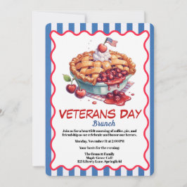 Invitación Veterans Day Invitation | Patriotic Brunch