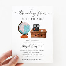 Viajar a la ducha de novias MISS a la MRS.