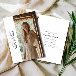 Invitación Viajar a la señora Budget Bridal Shower Photo