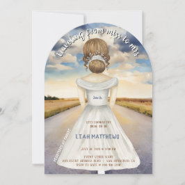 Invitación Viajar de Miss a Sra. Bridal Shower