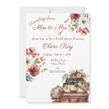 Viajar de Miss a Sra., Bridal Shower, Viajar