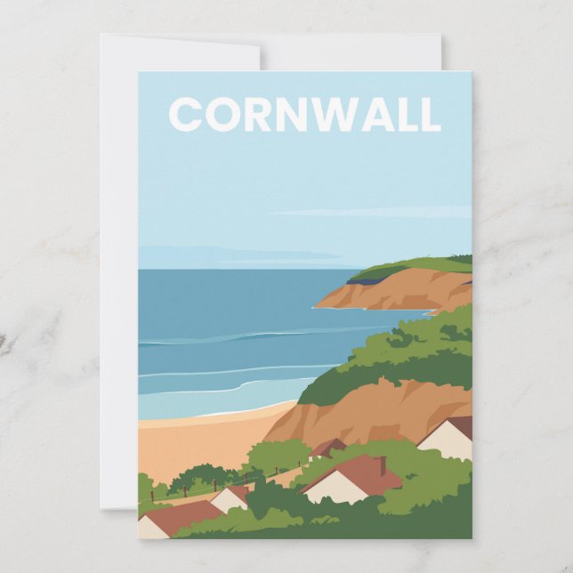 Invitación Viaje a Cornwall (Anverso)