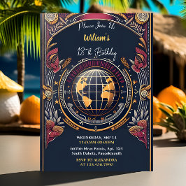 Invitación Viaje Cabina Beach Destino 18 Cumpleaños