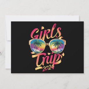 Invitación Viaje de chicas 2024 Fin de Semana Vacaciones en P