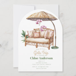 Invitación Viaje de Chicas bohemios por 4 días de internado