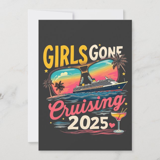 Invitación Viaje de Chicas de viajes 2025 para chicas en cruc (Anverso)