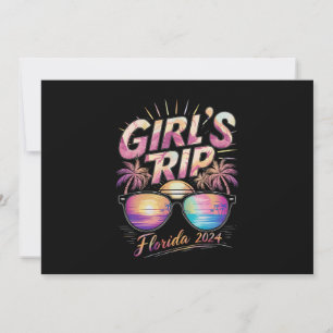 Invitación Viaje de chicas Florida 2024 Fin de semana de play