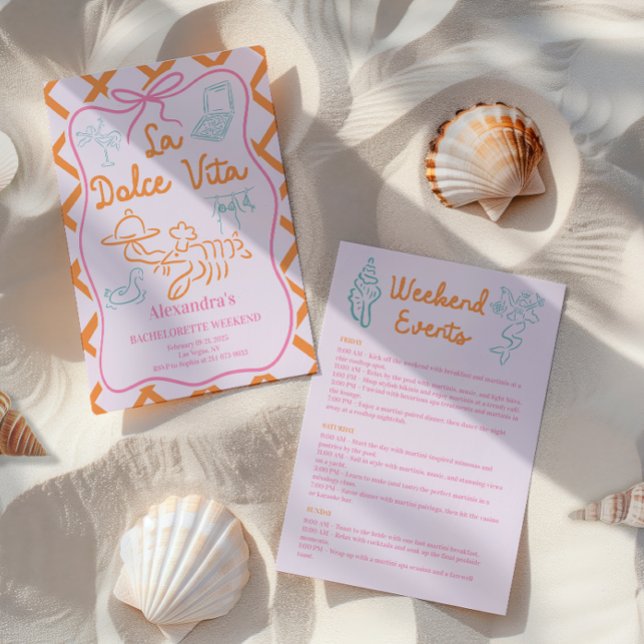 Invitación Viaje de Chicas La Dolce Vita (Subido por el creador)