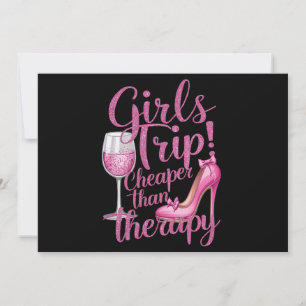 Invitación Viaje de chicas más barato que el fin de semana de