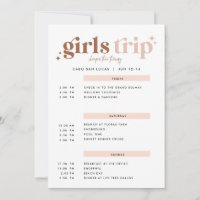 Viaje de chicas más barato que Invitati Itinerario
