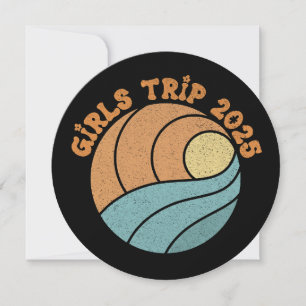 Invitación Viaje de chicas Vacaciones de verano 2025