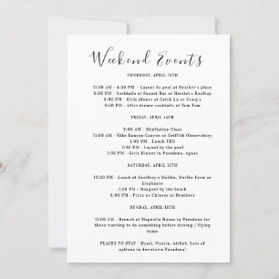 Invitación Viaje de fin de semana de chicas de Los Ángeles de