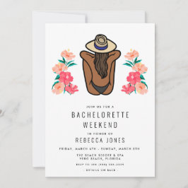 Invitación Viaje de fin de semana para soltera Tropical Beach