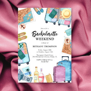 Invitación Viaje de soltera fin de semana