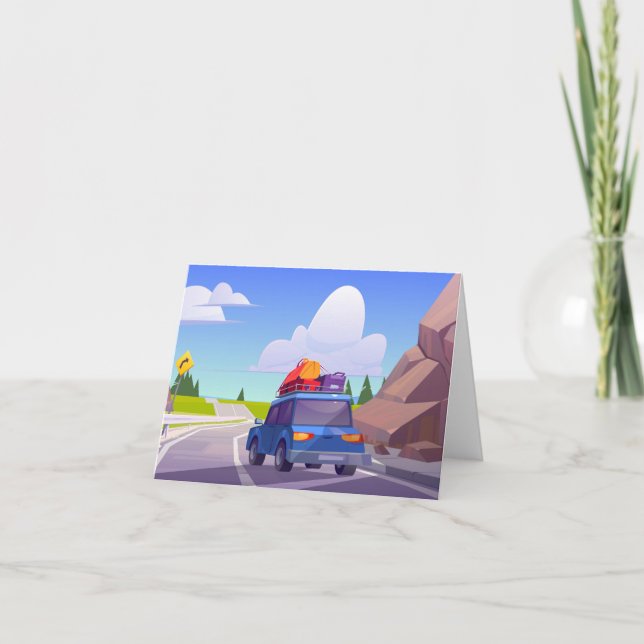 Invitación Viaje por carretera (Anverso)