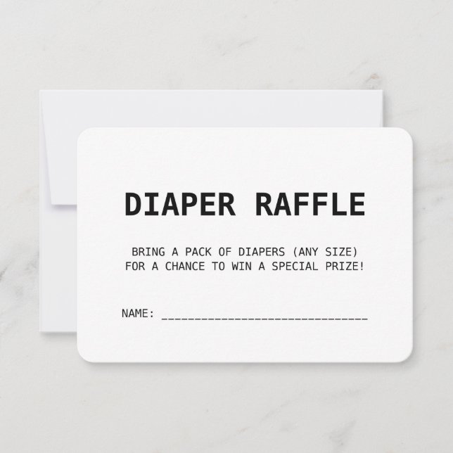 Invitación Viaje Tema Boho Beige Baby Shower Diaper Raffle (Anverso)