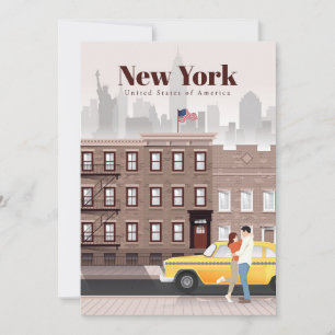 Invitación Viajes De Arte De Viaje A Nueva York