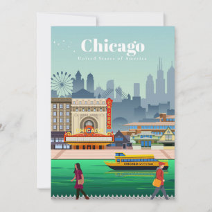 Invitación Viajes De Arte Viajero A Chicago