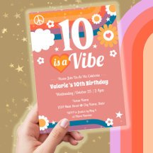 Vibe Retro 10 cumpleaños