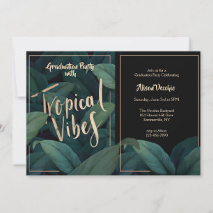 Invitación Vibes tropicales