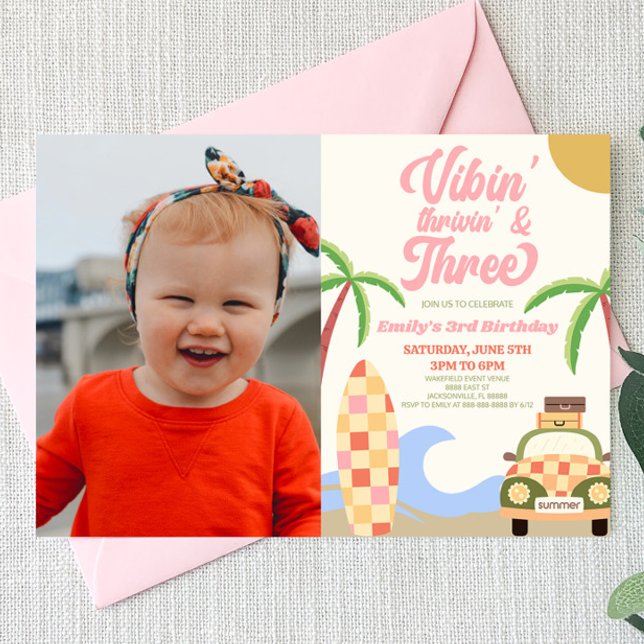 Invitación Vibin' y tercera foto de Surf tercera Fiesta de cu (Subido por el creador)