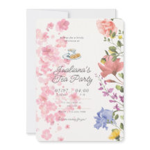 Vibraciones de Fiesta de Té Elegante – Estilo Flor