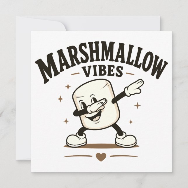 Invitación Vibraciones de malvavisco (Anverso)