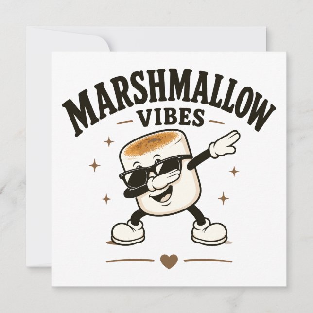 Invitación Vibraciones de malvavisco (Anverso)