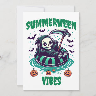 Invitación Vibraciones de Summerween – Segador Relajado
