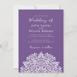 Invitación Vibrant Floral Fragrance Delight Mandala Wedding
