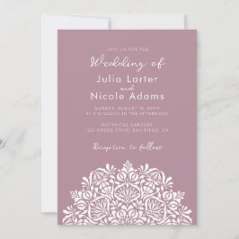 Invitación Vibrant Floral Fragrance Delight Mandala Wedding