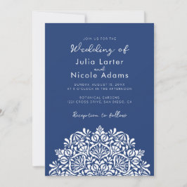 Invitación Vibrant Floral Fragrance Delight Mandala Wedding