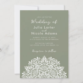 Invitación Vibrant Floral Fragrance Delight Mandala Wedding