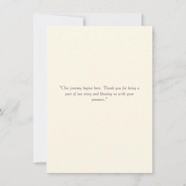 Invitación Vibrant Mandala & Gold Foil Desi Wedding Card (Reverso)