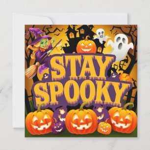Invitación Vibrant Stay Spooky halloween