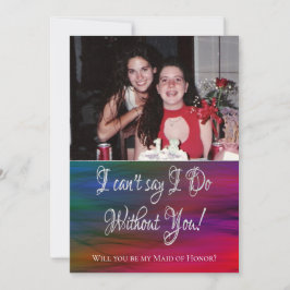 Invitación Vibrant Wisps | Foto No Puedo Decir Que Lo Hago Si