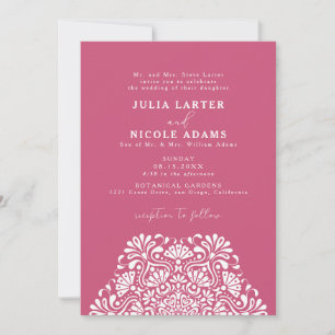 Invitación Vibrante Fiesta Mexicana Arcoiris Mandala Boda