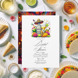 Invitación Vibrante Fiesta Taco 'sobre la ducha de una pareja